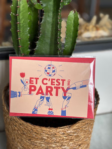 CARTE "ET C'EST PARTY"