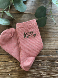 CHAUSSETTES "LOVE FAMILY"