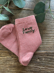 CHAUSSETTES "LOVE FAMILY"