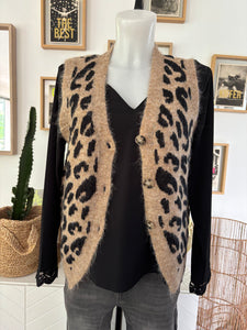 GILET LEOPARD"