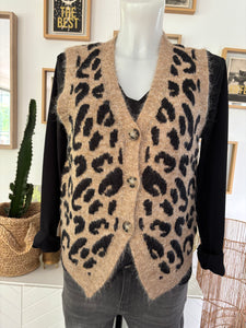 GILET LEOPARD"