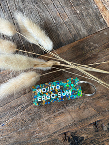 PORTE CLÉS "MOJITO ERGO SUM"