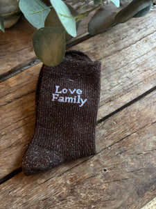 CHAUSSETTES "LOVE FAMILY"