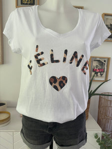 TEE SHIRT "FÉLINE"