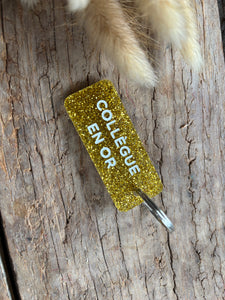 PORTE CLÉS "COLLÈGUE EN OR"
