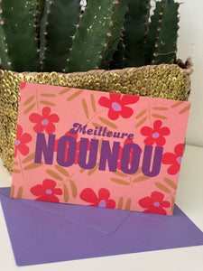 CARTE "NOUNOU"