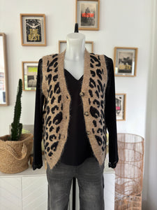 GILET LEOPARD"