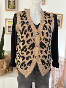 GILET LEOPARD"